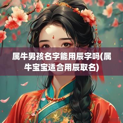 属牛男孩名字能用辰字吗(属牛宝宝适合用辰取名)