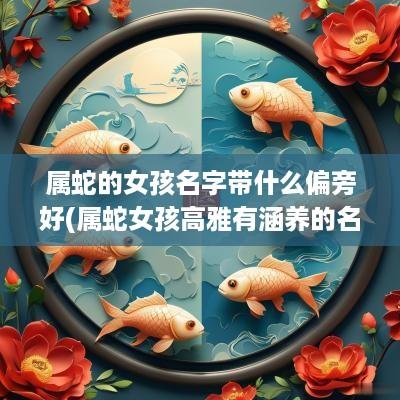 属蛇的女孩名字带什么偏旁好(属蛇女孩高雅有涵养的名字)