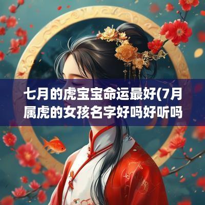 七月的虎宝宝命运最好(7月属虎的女孩名字好吗好听吗)