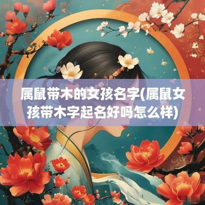 属鼠带木的女孩名字(属鼠女孩带木字起名好吗怎么样)