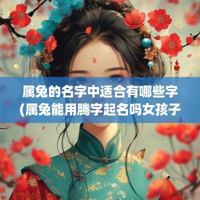 属兔的名字中适合有哪些字(属兔能用腾字起名吗女孩子)
