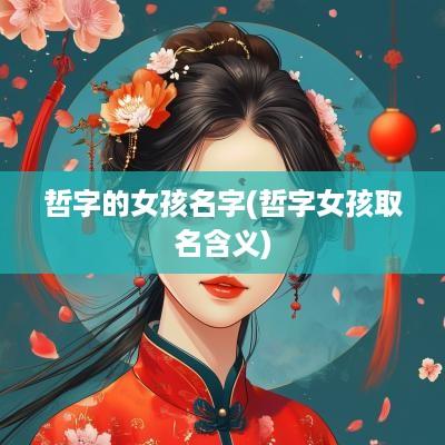 哲字的女孩名字(哲字女孩取名含义)