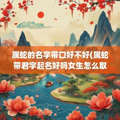 属蛇的名字带口好不好(属蛇带君字起名好吗女生怎么取)