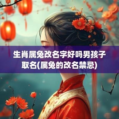 生肖属兔改名字好吗男孩子取名(属兔的改名禁忌)
