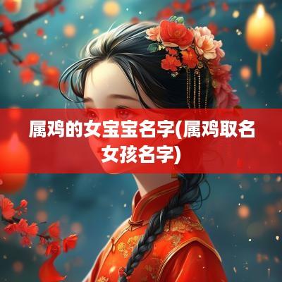 属鸡的女宝宝名字(属鸡取名女孩名字)