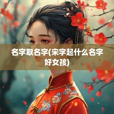 名字取名字(宋字起什么名字好女孩)