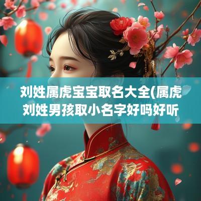 刘姓属虎宝宝取名大全(属虎刘姓男孩取小名字好吗好听吗)