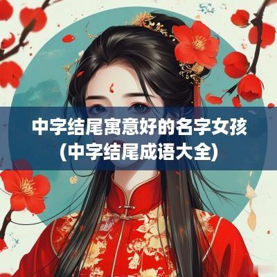中字结尾寓意好的名字女孩(中字结尾成语大全)