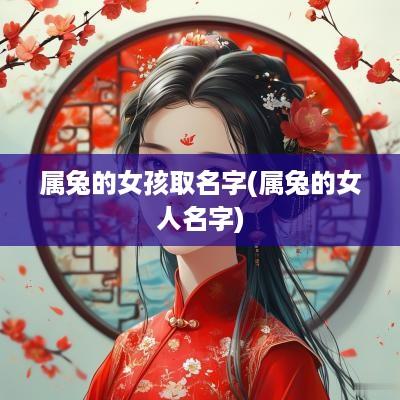 属兔的女孩取名字(属兔的女人名字)