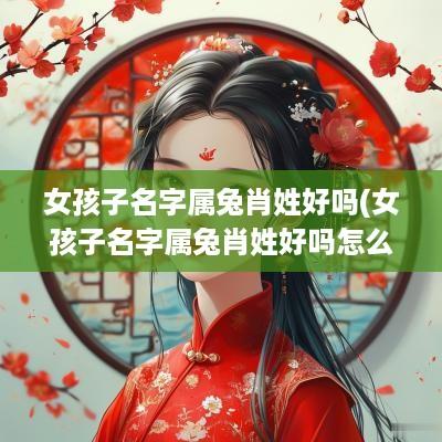 女孩子名字属兔肖姓好吗(女孩子名字属兔肖姓好吗怎么取)