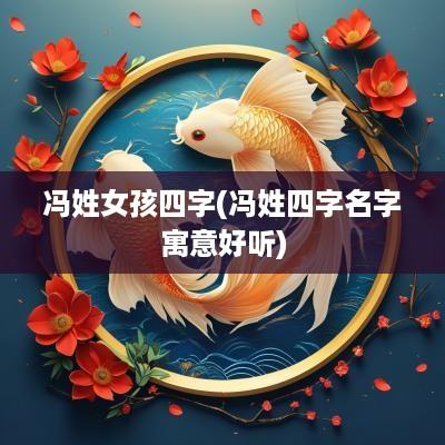 冯姓女孩四字(冯姓四字名字寓意好听)