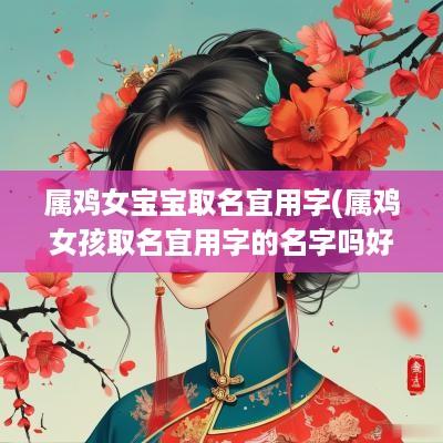 属鸡女宝宝取名宜用字(属鸡女孩取名宜用字的名字吗好吗)