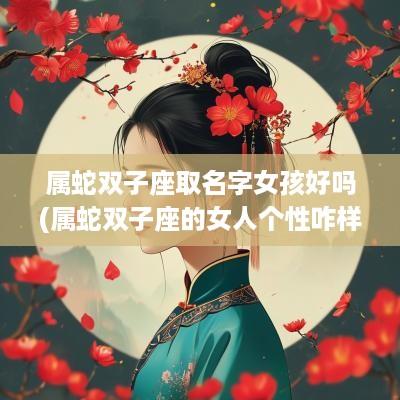 属蛇双子座取名字女孩好吗(属蛇双子座的女人个性咋样)