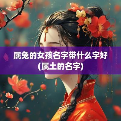 属兔的女孩名字带什么字好(属土的名字)