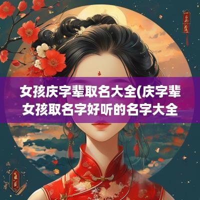 女孩庆字辈取名大全(庆字辈女孩取名字好听的名字大全)
