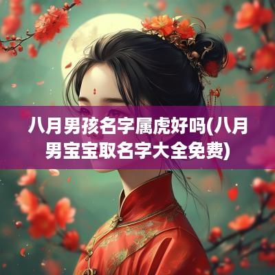 八月男孩名字属虎好吗(八月男宝宝取名字大全免费)