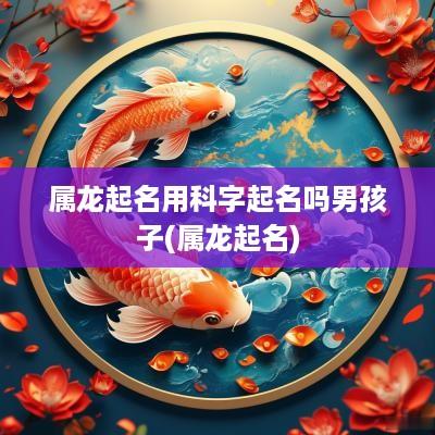 属龙起名用科字起名吗男孩子(属龙起名)
