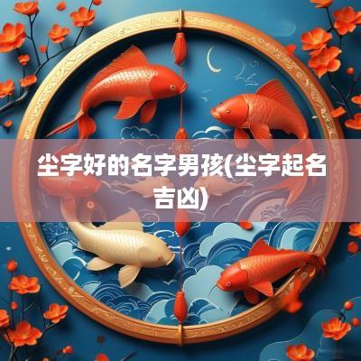 尘字好的名字男孩(尘字起名吉凶)