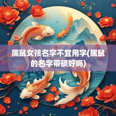 属鼠女孩名字不宜用字(属鼠的名字带硕好吗)