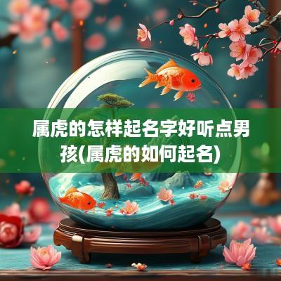 属虎的怎样起名字好听点男孩(属虎的如何起名)