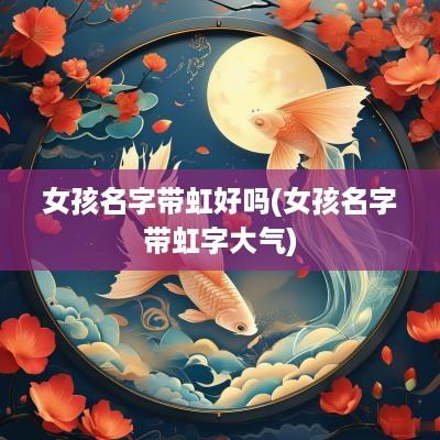 女孩名字带虹好吗(女孩名字带虹字大气)