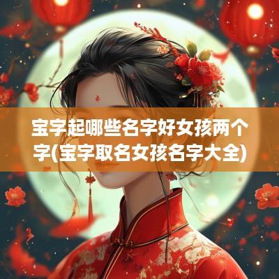 宝字起哪些名字好女孩两个字(宝字取名女孩名字大全)