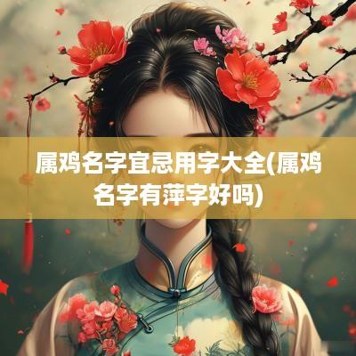 属鸡名字宜忌用字大全(属鸡名字有萍字好吗)
