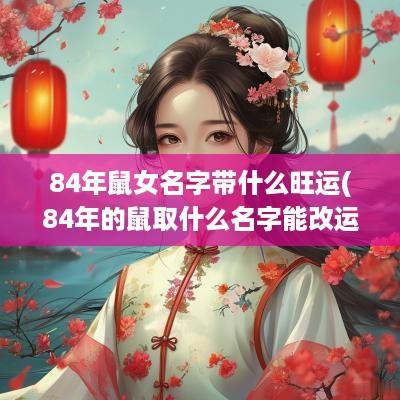 84年鼠女名字带什么旺运(84年的鼠取什么名字能改运)