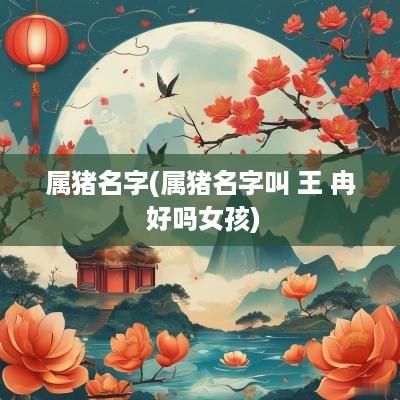 属猪名字(属猪名字叫 王 冉 好吗女孩)