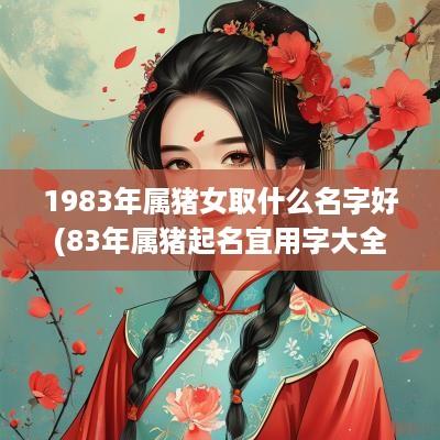 1983年属猪女取什么名字好(83年属猪起名宜用字大全)