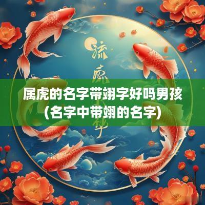 属虎的名字带翊字好吗男孩(名字中带翊的名字)