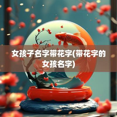 女孩子名字带花字(带花字的女孩名字)