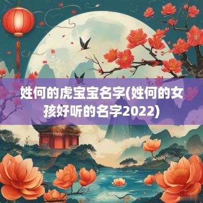 姓何的虎宝宝名字(姓何的女孩好听的名字2025)