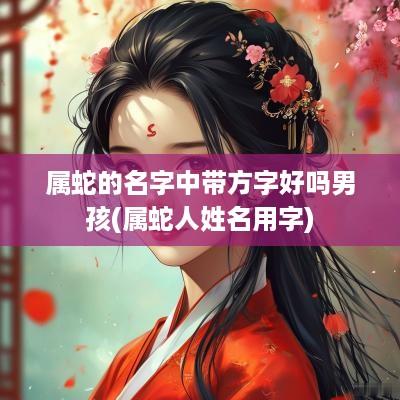 属蛇的名字中带方字好吗男孩(属蛇人姓名用字)