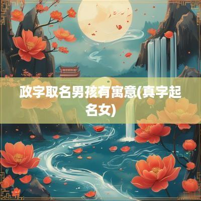 政字取名男孩有寓意(真字起名女)
