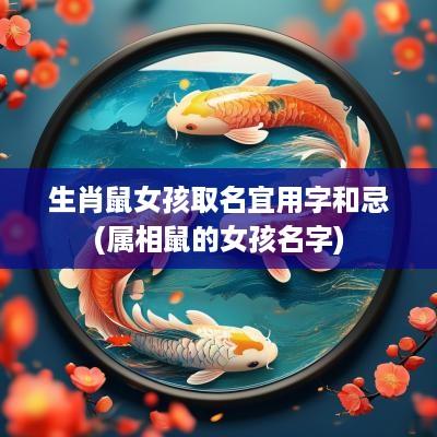 生肖鼠女孩取名宜用字和忌(属相鼠的女孩名字)