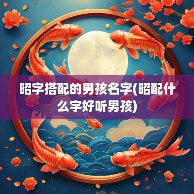 昭字搭配的男孩名字(昭配什么字好听男孩)