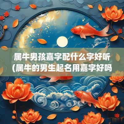 属牛男孩嘉字配什么字好听(属牛的男生起名用嘉字好吗怎么样)