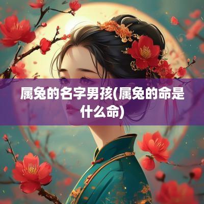 属兔的名字男孩(属兔的命是什么命)