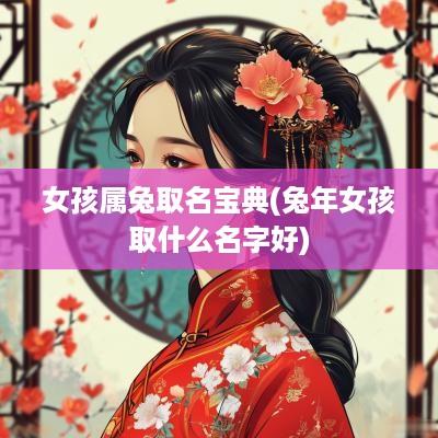 女孩属兔取名宝典(蛇年女孩取什么名字好)
