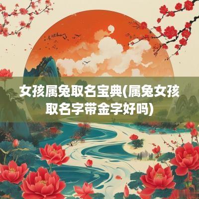 女孩属兔取名宝典(属兔女孩取名字带金字好吗)