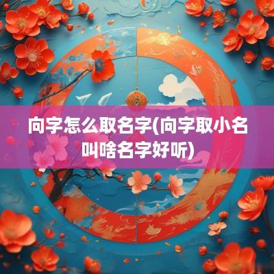 向字怎么取名字(向字取小名叫啥名字好听)