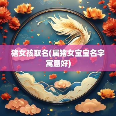 猪女孩取名(属猪女宝宝名字寓意好)