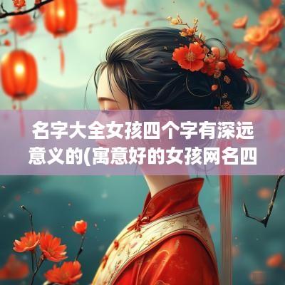 名字大全女孩四个字有深远意义的(寓意好的女孩网名四个字)
