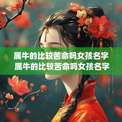 属牛的比较苦命吗女孩名字 属牛的比较苦命吗女孩名字怎么取