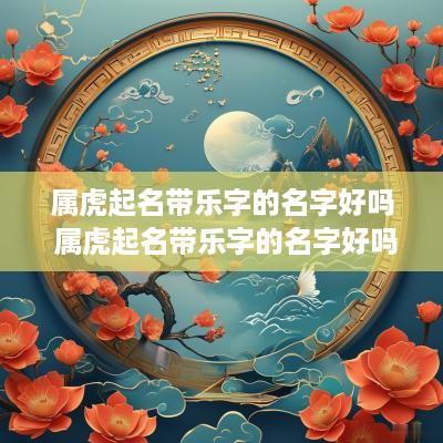 属虎起名带乐字的名字好吗 属虎起名带乐字的名字好吗男孩