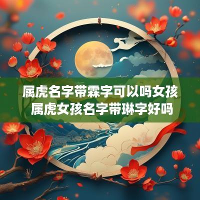属虎名字带霖字可以吗女孩 属虎女孩名字带琳字好吗