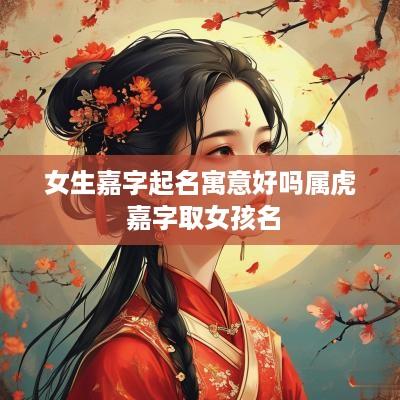 女生嘉字起名寓意好吗属虎 嘉字取女孩名