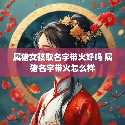 属猪女孩取名字带火好吗 属猪名字带火怎么样