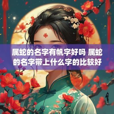属蛇的名字有帆字好吗 属蛇的名字带上什么字的比较好